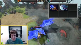 "That's pretty busted" - SaberLight Demos DK Aghs + Manta Dragon Form where enemy cannot move