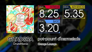 【GITADORA】 pot-pourri d'marmalade (EXTREME ~ BASIC) Drum