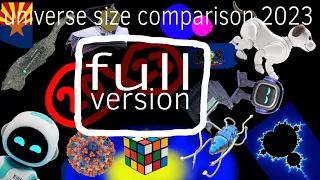 Universe size comparison 2023 full version