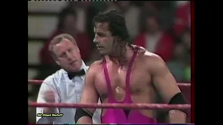 WWF - Bret "Hitman" Hart vs Irwin R. Schyster - 1991 (Rare French Exclusive) #Catch #Lutte