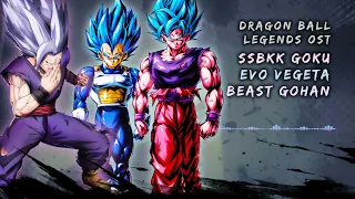Dragon Ball Legends OST - SSBKK Goku, EVO Vegeta & Beast Gohan