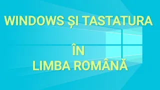 Cum se instalează pachetul lingvistic pentru windows și tastatura .