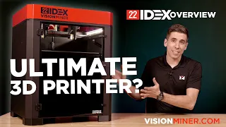 22 IDEX - High Temperature Dual Extrusion 3D Printer for PEEK, ULTEM, PPS and Carbon Fiber 2022