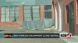 Albuquerque business reports homeless camp, gets citation