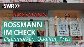 Marktcheck checkt Rossmann – Wie gut ist der Drogeriemarkt wirklich? I Marktcheck SWR