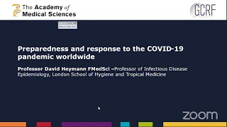 GCRF Workshop on the challenge of the COVID-19 pandemic in Low-and Middle-Income Countries