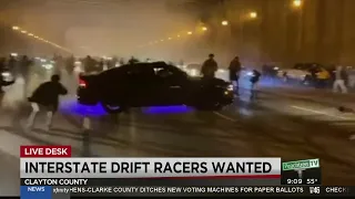 Video of drift stunt in I-285 tunnel