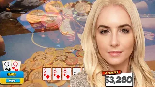 Deep Stacked Craziness at Bellagio & Can We Outlast Vanessa Kade?