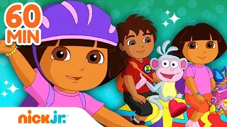 Dora poznaje świat | 60 minut przygód Dory i Butka 🐵 | Nick Jr. Polska