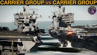 Can A Rogue US Carrier Group Beat A US Carrier Group? (Naval 20) | DCS WORLD