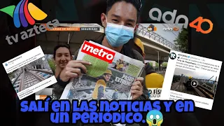 Salimos en el periódico y en televisión por grabar en la feria de Chapultepec 😱🔥 - FourCriss