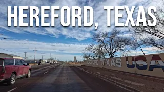 Hereford, Texas! Drive with me through a Texas town!