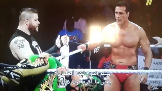 Kevin owens and Alberto del rio vs the lucha dragons  (sin cara and kalisto) no sound