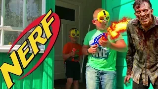 НЕРФ ВОЙНА! НАШ ПАПА МОНСТР!!!!!Nerf War