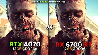 RX 6700 XT vs RTX 4070 - Test In 2023🔥 How Big is The Difference? | 15 Games Tested at 1440P