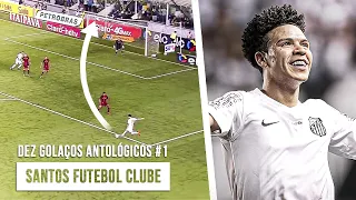 10 Gols ANTOLÓGICOS do SANTOS FUTEBOL CLUBE #1