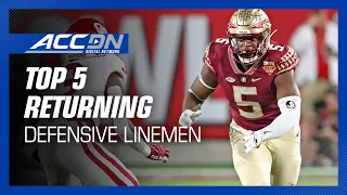 Top 5 Returning Defensive Linemen | ACC Football 2023