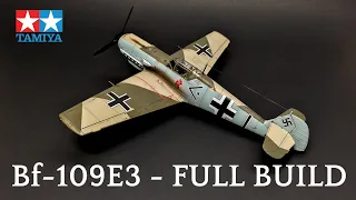Tamiya 1/48 Messerschmitt Bf109 E3 "Adolf Galland" - FULL BUILD