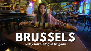 FIRST TIME TRAVELLING TO BELGIUM 🇧🇪 // 5-Day Travel Vlog in Brussels, Bruges and Ghent