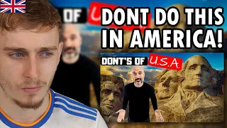 Brit Reacting to 10 Things You Should NEVER Do in the United States The Don'ts of Visiting America