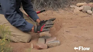 Erosion Control Structure: One Rock Dam