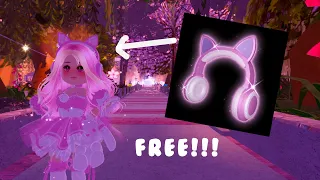 NEW FREE HEADPHONES IN ROYALE HIGH! *Easy Guide* | All 60 tokens location