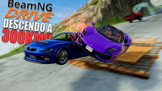 Corrida descendo o Morro no BeamNG Drive Multiplayer