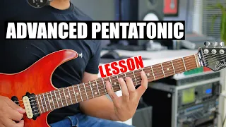 Advanced Pentatonic Scale Positions and Licks Lesson with TABS