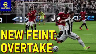 eFootball 2022 Tutorial - Skills/Feints - Overtake | How To Dribble