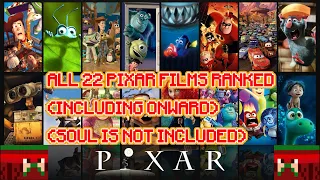 All 22 Pixar Films Ranked (Including Onward) (Soul Is Not Included) (LETS GET A RANK)