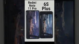 Redmi Note 11 Pro vs iPhone 6s Plus PUBG TEST - Helio G96 vs Apple A9 PUBG MOBILE TEST #Shorts