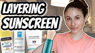 How to LAYER SUNSCREEN| Dr Dray