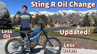 (HOW TO) Talaria Sting R Gear-box Oil Change // Must Watch! Updated Standards from Talaria!