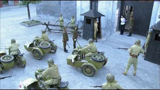 Anti-Japs Movie! Spy Posing as Japs Takes Away Prisoner, Female Colonel Chases, Ends in Annihilation