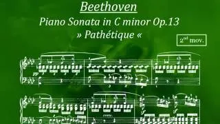 Beethoven: Piano Sonata No.8 in C minor Op.13 "Pathétique" - 2nd mov.