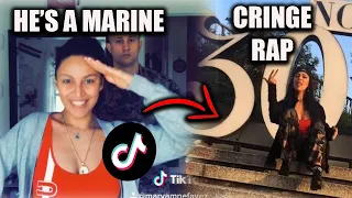 Marine Wife CANNOT STOP Making CRINGY Tiktoks (He's a Marine)