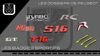 LES SIGLES SPORT CHEZ PEUGEOT - Tous les badges sportifs utilisé par Peugeot hors GTI