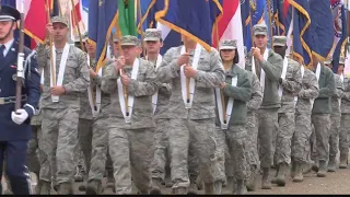 Thousands march in Veterans Day Parade