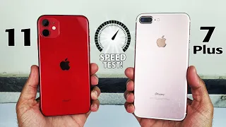 iPhone 11 vs iPhone 7 Plus in 2022 | SPEED TEST!