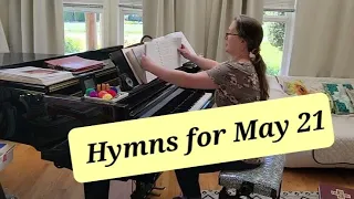 Plan with me:  Hymns for May 21, 2023