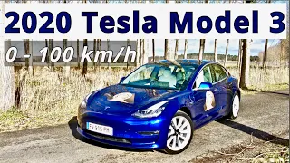 Tesla Model 3 Long range, 0 - 100