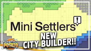 SUPER Promising Minimalist City Builder!! - Mini Settlers - Logistics Colony Sim