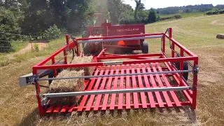 Bailing Hay With Steffen 1550 Accumulator