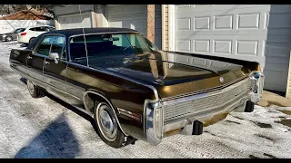 Brownie 1973 Imperial by Chrysler drive. Part V at Jackson's Garage.