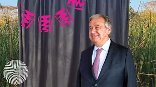 "If we act now, we can #beatplasticpollution ," says Secretary-General António Guterres