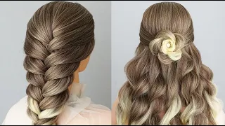 TOP 3 Cute And Easy Hairstyle For Ladies - Daily Hairstyles For Long Hair For College