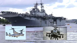 USS Kearsarge Gigantic US Warship #usa #warships #warship #uss #sweden #stockholm #subscribe#viral