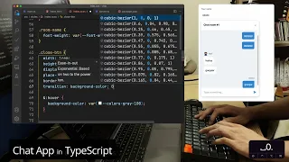 ASMR Programming - Chat App with TypeScript and WebSocket - No Talking