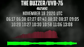 The Buzzer UVB 76 4625Khz 18/11/2020  голосовые сообщения