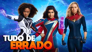 TUDO de ERRADO com AS MARVELS (Erros + Furos + Conveniências)